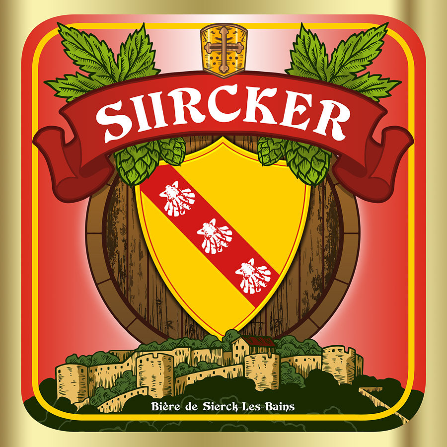 étiquette pour la bière SIIRCKER